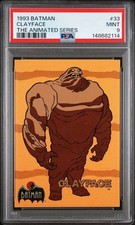 1993 TOPPS BATMAN THE ANIMATED SERIES CLAYFACE #33 PSA 9 BATMAN picture