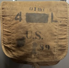 M1898 Spanish American War 4th Volunteer OHIO Infantry “L” Haversack Blanket Bag picture