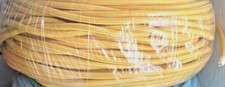 YELLOW Cotton Cloth Covered 2-Wire Round Cord 18ga Vintage Industrial lamp cord picture