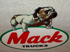 VINTAGE MACK TRUCKS W/ DIE-CUT BULLDOG 11