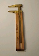 Vintage Evans & Co. No. 6 Caliper Rule with Brass Arm Elizabeth N.J. picture