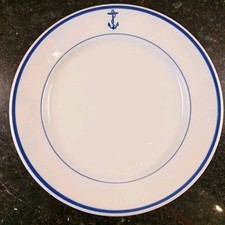 Vintage Shenango US Navy Wardroom Mess Officer Dinner Plate- Very Good Condition picture