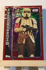 2016 Topps Star Wars Rogue One UK Shoretrooper #181 Holographic Foil Parallel picture