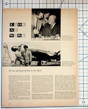 1949 LOOK Magazine Page Frank Bauman Eisenhower Columbine Photojournalism picture