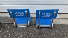 2 Vintage Air Force Academy Stadium Bleacher Folding Seats picture