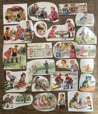 Lot of Vintage Ephemera Scrapbook Items Children’s Reader Story Book Cut-outs picture