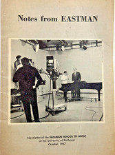 Eastman School of Music Notes 1967 - University of Rochester - Original picture
