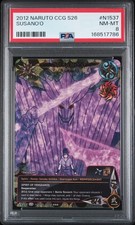 2012 NARUTO CCG SERIES 26: AVENGER'S WRATH #N1537 SUSANO'O (SASUKE) PSA 8 picture
