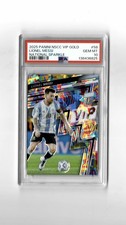 PANINI NATIONAL SPORTS COLLECTORS CONVENTION VIP GOLD LIONEL MESSI 18/45 PSA 10 picture