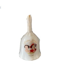 H M QUEEN ELIZABETH II GOLDEN JUBILEE 50TH 1952-2002 FINE CERAMIC DINNER BELL picture