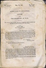 1846 Congressional Report Mineral Lands on Lake Superior, Antique report picture