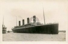White Star Line RMS Olympic 1911/1912 Nautical Agency RPPC Photo Postcard COPY picture