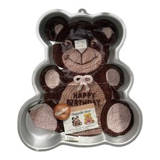 Wilton Huggable Bear Cake Pan 1982 Vintage Teddy Bear Birthday 2105-4943 picture