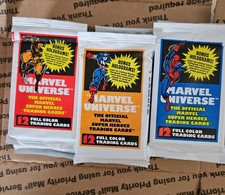 1990 Marvel Universe Sealed Packs  specifically for vgini79 picture
