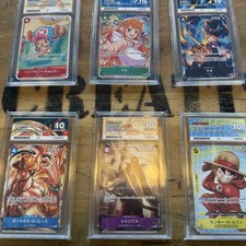 One Piece CCG TCG Japanese Macdonalds Promo Set Ace Graded Gem Mint 10 picture