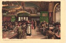 Munich Germany Hofbräuhaus Beer Hall Undivided Back Postcard c1905 Ottmar Zieher picture