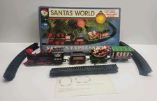 Vintage Kurt Adler Santas World Santas Express Christmas Train Set Box UNTESTED picture