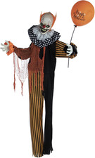 Life-Size Scary Talking Clown, Halloween Animatronic with Motion and Touch Activ picture