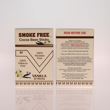 Smoke Free Vanilla Flavor Cocoa Bean Two Packs 40 Sticks picture