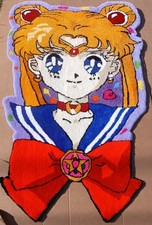 Usagi Tsukino  *RARE Tufted Japanese Anime Sailor Moon AreaRug Wall Art  53