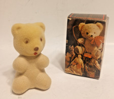 Vintage Avon 1 oz. Fuzzy Bear Occur Cologne Bottle Full w/ Box Flocked picture