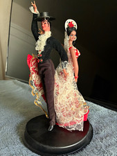 Vintage Souvenir Marin Chiclana Spanish Flamenco Dancer Dolls 1960s picture