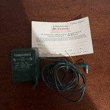 OEM Mr. Christmas Holiday Victorian Skating Rink Replacement Power Cord Adaptor picture