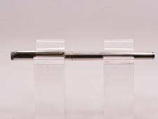 Vintage Dunhill Gemline silver plated pinstripe rollerball pen picture