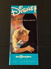 Walt Disney World 1995 Vacations Florida Vintage Booklet picture