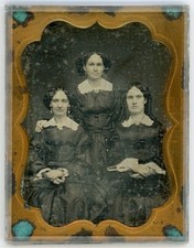 Group of Three Women (1/4 Plate Daguerreotype) picture