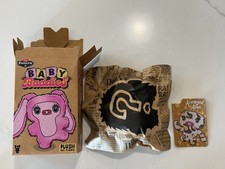 Fuggler ZURU Annoyed Alien Baby Baddies Keychain Plushie Leopard Bag Sealed Box picture