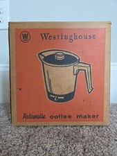 1950’s Westinghouse Automatic Coffeemaker w/ Original Box and Manual Mid-century picture