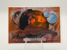 SCAR 2026 TOPPS CHROME DISNEY SAPPHIRE ORANGE /25 #163  picture
