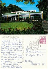 Postcard Bad Eilsen Café on the Promenade 1983 picture