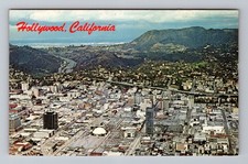 Hollywood CA-California, City Aerial View, Vintage Postcard picture