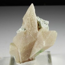 Unique COBALTOAN CALCITE With CHRYSOCOLLA - Mashamba West Mine, DRC picture