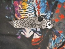 Hand Forged PM2 Tanto | USA Damascus  | EDC picture