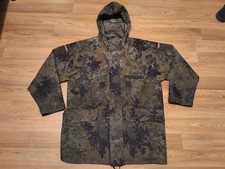 VTG 2001 German Army Bundeswehr Flecktarn Camo Gore-Tex Rain Jacket Parka Sz XL picture