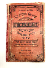 Antique 1876  Visitor’s Guide Centennial Exhibition Philadelphia - 2 Maps picture