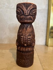 Gecko'z La Mariana Sailing Club Hana Hou Brown Cannibal Tiki Mug By Gecko 20 Yrs picture