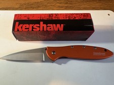 Kershaw Orange 1660 OL Folding Knife Ken Onion SpeedSafe MADE USA NIB picture