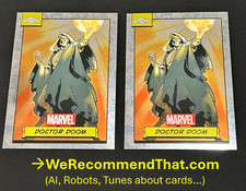 2x 2024 Topps Chrome Marvel Doctor Doom Base #61 (2 card lot) picture