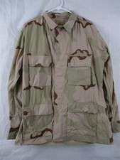 DCU Shirt/Coat Medium Regular Desert Tri-Color Camo Cotton/Nylon USGI Army picture