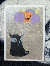 ACEO Art Card Original Artist Card ACEOcard Quiet Creature Blackbowstudio OOAK picture