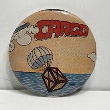 Men At Work Cargo Pinback Button 1.25