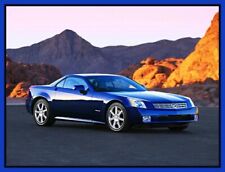 2004 Cadillac XLR, Front angle #2, BLUE, Refrigerator Magnet, 42 MIL picture