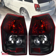Fits 2005-2008 Dodge Magnum Black/Red Tail Lights Rear Brake Lamps Left+Right picture