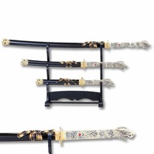 3rd Gen Highlander Connor MacLeod Katana Sword 3 Pcs Sword SET picture