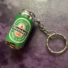 Vintage Rare Collectible Hieenken Beer Can Refillable Butane keychain Lighter picture