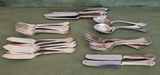 Vintage Hotel 3 Raben Munchen Silverware Mixed 25 Lot Spoon Knife Fork Butter picture